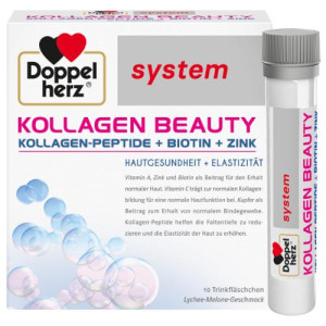 Produktbild von DOPPELHERZ Kollagen Beauty system Trinkfläschchen