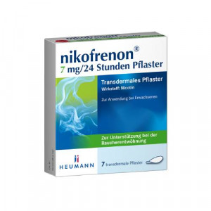 Produktbild von nikofrenon® 7 mg/24 Stunden Pflaster
