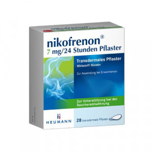 Produktbild von nikofrenon® 7 mg/24 Stunden Pflaster