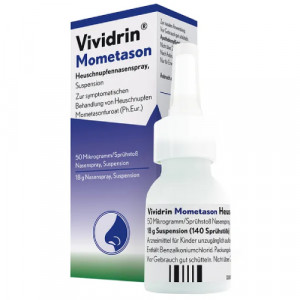 Produktbild von VIVIDRIN Mometason Heuschn.Nspr.50μg/Sp. 140SprSt.