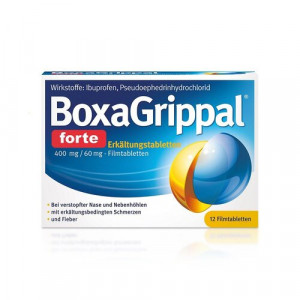 Produktbild von BOXAGRIPPAL forte Erkältungstab. 400 mg/60 mg FTA