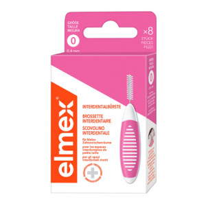 Produktbild von ELMEX Interdentalbürsten ISO Gr.0 0,4 mm rosa
