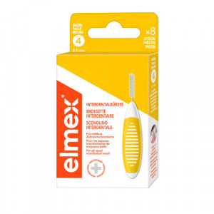 Produktbild von ELMEX Interdentalbürsten ISO Gr.4 0,7 mm gelb