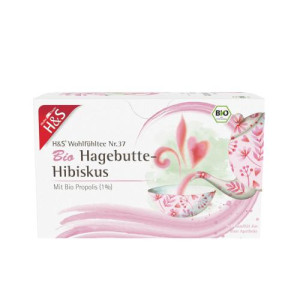 Produktbild von H&S Bio Hagebutte-Hibiskus Filterbeutel