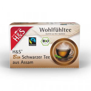 Produktbild von H&S Bio Schwarzer Tee aus Assam Filterbeutel