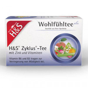 Produktbild von H&S Zyklus-Tee mit Zink und Vitaminen Filterbeutel