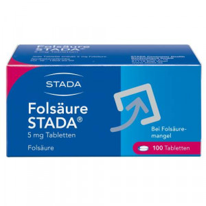 Produktbild von FOLSÄURE STADA 5 mg Tabletten