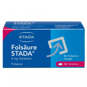 Produktbild von FOLSÄURE STADA 5 mg Tabletten