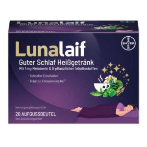 Produktbild von LUNALAIF Guter Schlaf Heißgetränk Beutel