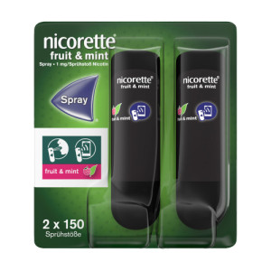 Produktbild von NICORETTE Fruit & Mint Spray 1 mg/Sprühstoß NFC
