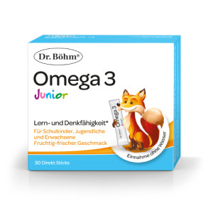 Produktbild von DR.BÖHM Omega-3 Junior Direkt Sticks