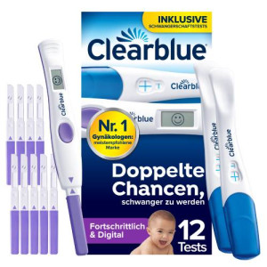 Produktbild von CLEARBLUE Ovulation u.Schwangerschaftstest Kombip.