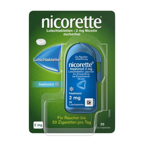 NICORETTE freshmint 2 mg Lutschtabletten gepresst