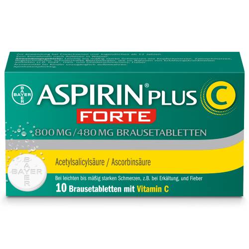 ASPIRIN plus C forte 800 mg/480 mg Brausetabletten