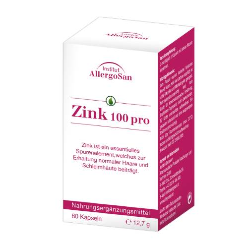 ALLERGOSAN Zink 100 pro Kapseln