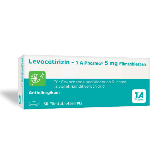 LEVOCETIRIZIN-1A Pharma 5 mg Filmtabletten