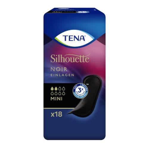 TENA SILHOUETTE Inkontinenz Einlagen mini noir