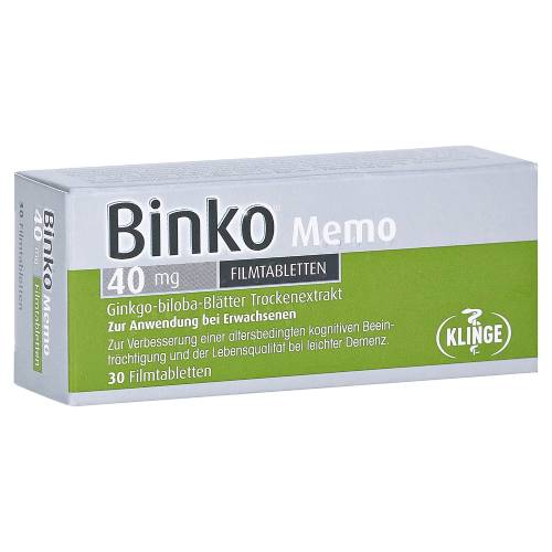 BINKO Memo 40 mg Filmtabletten