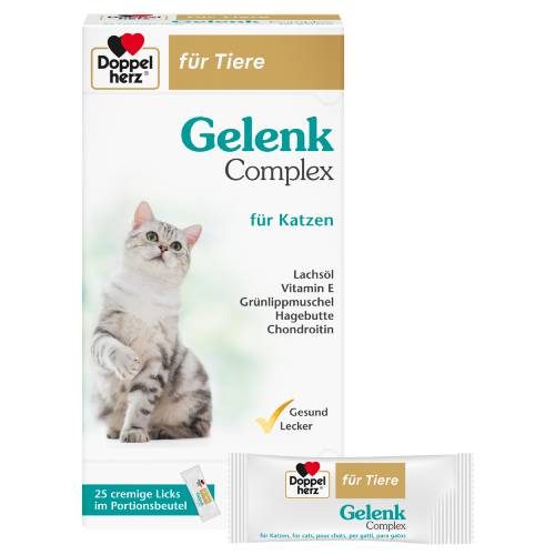 DOPPELHERZ für Tiere Gelenk Complex Port.B.f.Katze