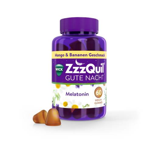 WICK ZzzQuil Gute Nacht Mango & Banane 60 St.