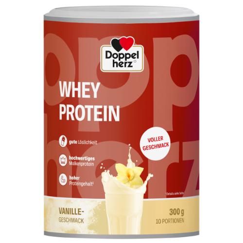 DOPPELHERZ Whey Protein Vanille-Geschmack Pulver